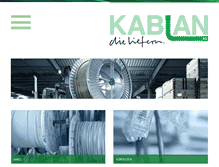 Tablet Screenshot of kablan.ch